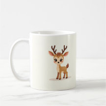 Cute Baby Hjort Mugg | Adsible Fawn Coffee Kopp