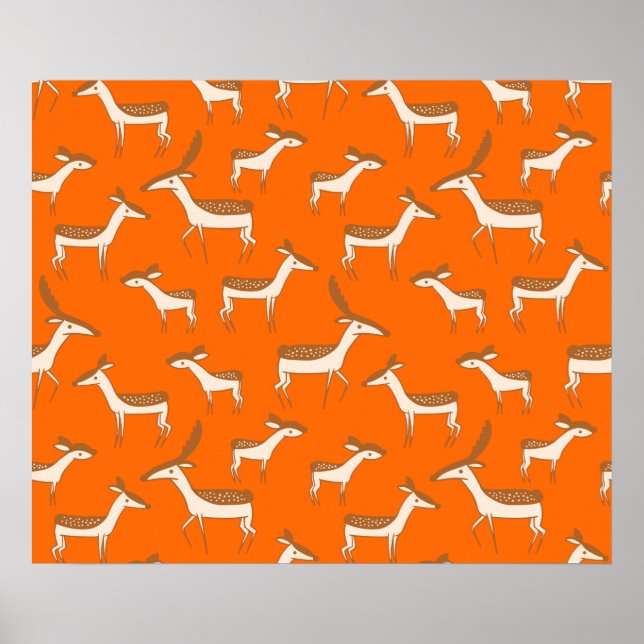 Cute Baby Hjort och familj Poster (Framsidan)