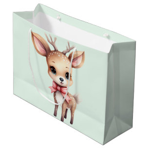 Cute Baby Hjort Tecknad Illustration