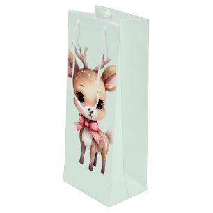 Cute Baby Hjort Tecknad Illustration