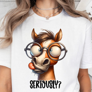 Cute Baby Horse, Funny Sarcasm-citat T-shirt