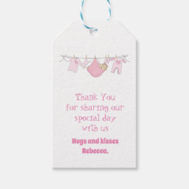 Cute Baby Illustration Tack Gift-Märkre Presentetikett