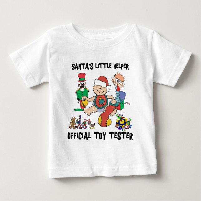 Cute Baby jul T-shirt (Framsida)