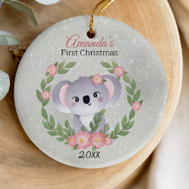Cute baby-julfransfrand julgransprydnad keramik