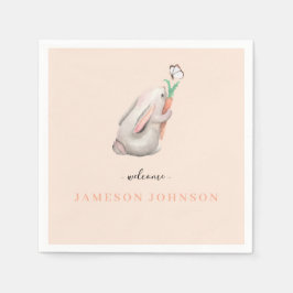 Cute Baby, kaninblöjor för Party Pappersservett