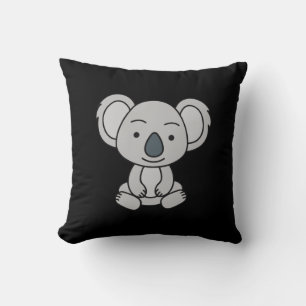 Cute Baby Koala med en sjömil Sitta ned Kudde