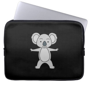 Cute Baby Koala med en sjömil upp Laptop Fodral