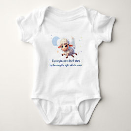 Cute baby-kroppsdräkt med får. t shirt
