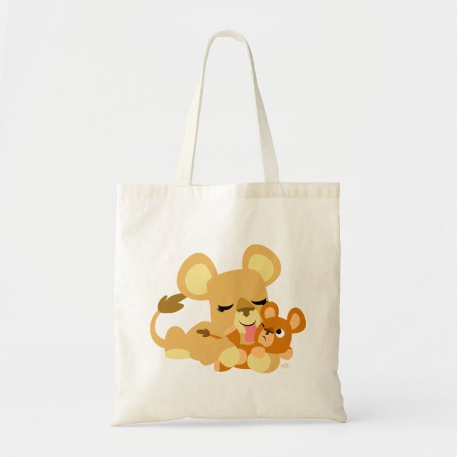 Cute Baby Lejon Bath Tygkasse (Framsidan)