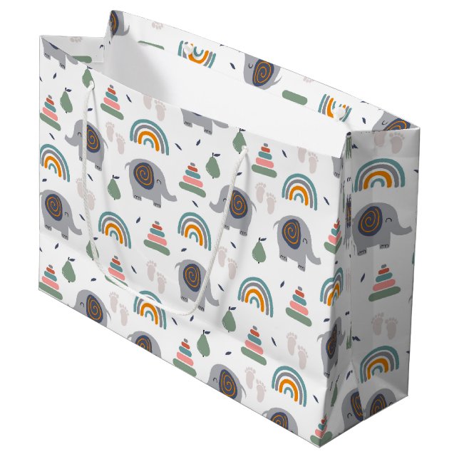 Cute Baby Leksak Mönster (Framsidan Vinklad)