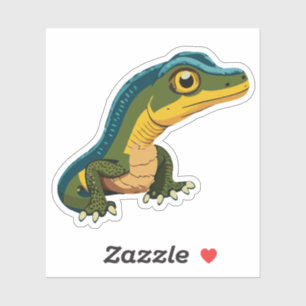 Cute Baby Lizard Tecknad Charactor Klistermärken