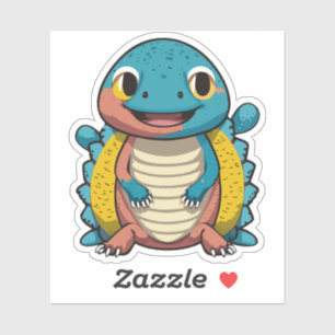 Cute Baby Lizard Tecknad Charactor Klistermärken