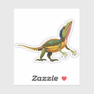 Cute Baby Lizard Tecknad Charactor Klistermärken