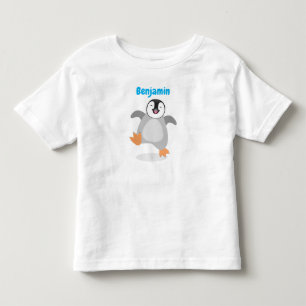 Cute baby lycklig kejsare Pingguin tecknad T Shirt