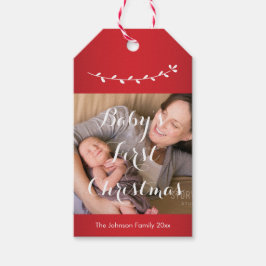 Cute Baby: Märkre för första julgåva Presentetikett