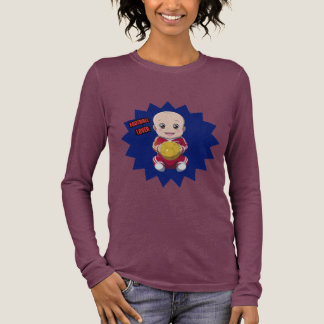 Cute baby med fotbollsspelarutrustning t shirt