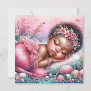 Cute Baby Mermaide Kort