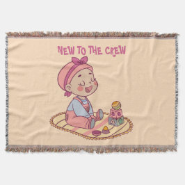 Cute Baby Motif Filt