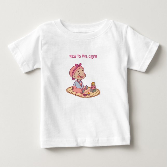 Cute Baby Motif T Shirt (Framsida)