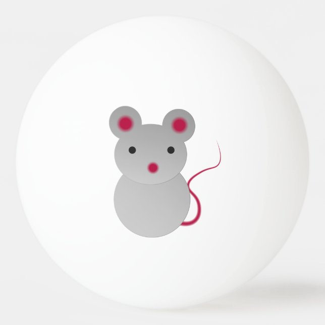 Cute Baby Mouse Pingisboll (Framsidan)