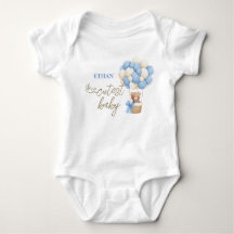 Cute baby Namn Bear on Cloud