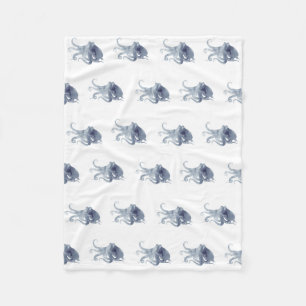 Cute baby Octopus snusfilt Fleecefilt