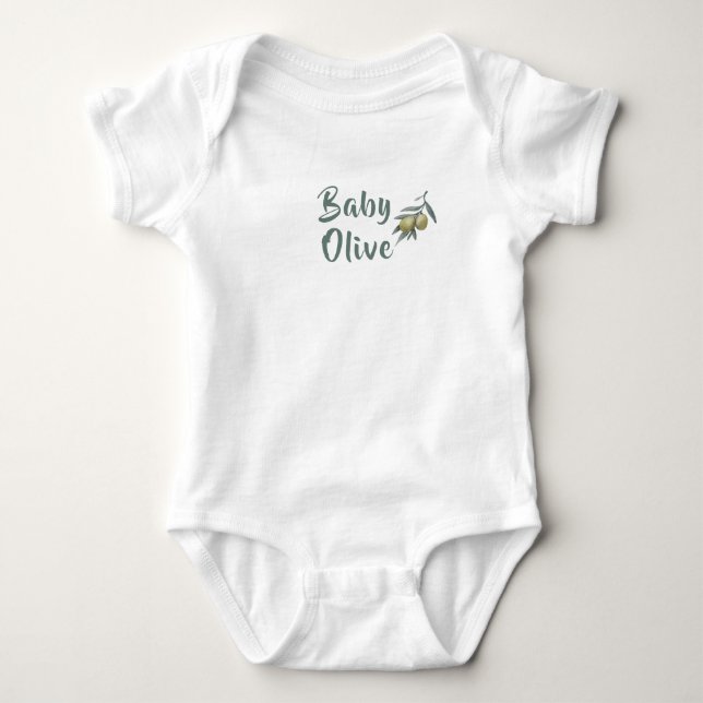 Cute Baby Olive  T Shirt (Framsida)