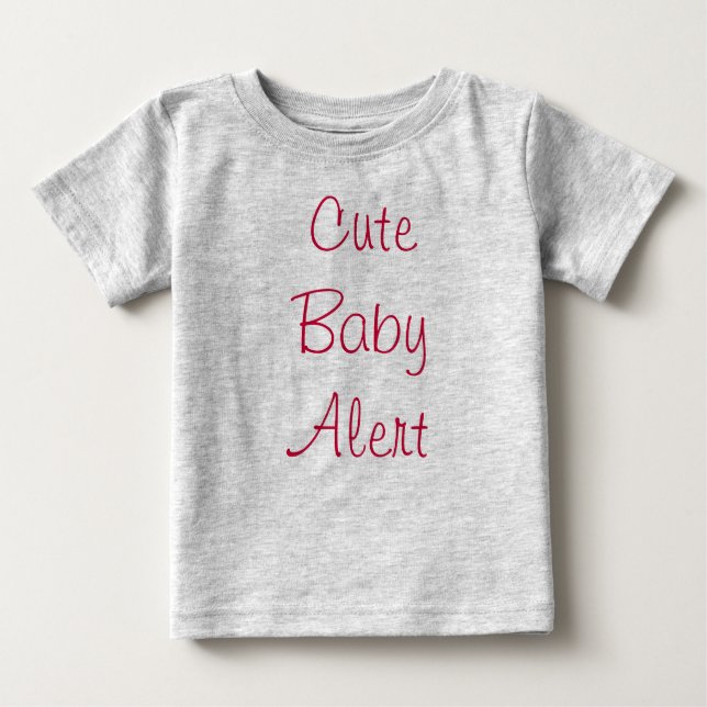 Cute Baby Organic T-shirt (Framsida)