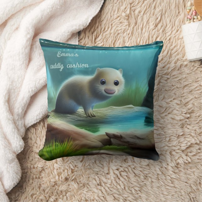 Cute baby örter i damm kudde (Filt)