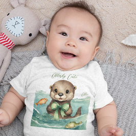 Cute Baby Otter Gender Neutral T Shirt