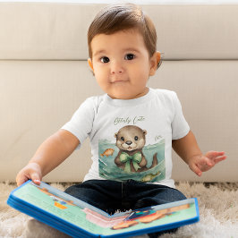 Cute Baby Otter Gender Neutral T Shirt