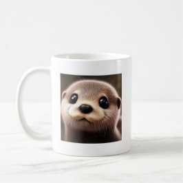 Cute Baby Otter Mugg - Cute Animal Muggar
