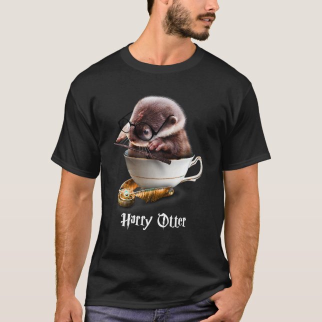 Cute Baby Otter Shirt Harry Otter Tshirt for Otter T Shirt (Framsida)