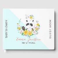 Cute baby Panda-färgad blommigt andedräkt