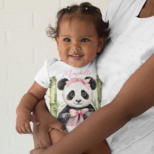 Cute Baby Panda Girl T Shirt