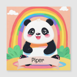 Cute Baby Panda Rainbow