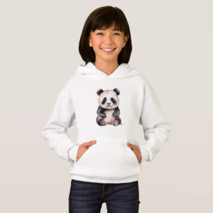 Cute baby panda, vattenfärg t shirt