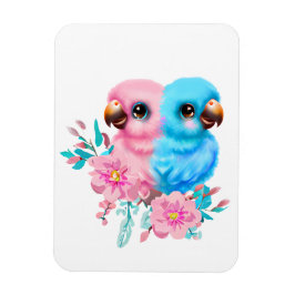 Cute Baby Parrot-Twillingar Magnet
