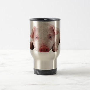 Cute Baby Pig Travel Coffee Mug Resemugg