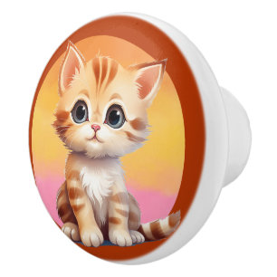 Cute baby-plantskolekattunge knopp
