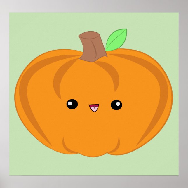 Cute Baby Pumpkin Poster (Framsidan)