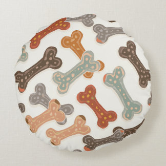 Cute Baby Puppy (husky), runda beslag Rund Kudde