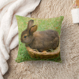 Cute baby rabbit kudde