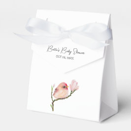 Cute Baby Redpoll Bird Baby Shower Presentaskar
