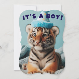 Cute Baby Reveal Boy Baby Tiger
