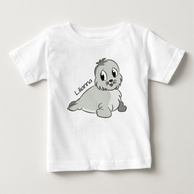 Cute Baby Seal Tee (Framsida)