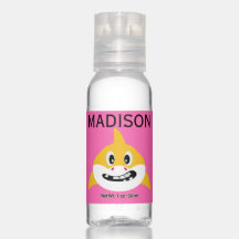 Cute Baby Shark Gult och Rosa Monogram