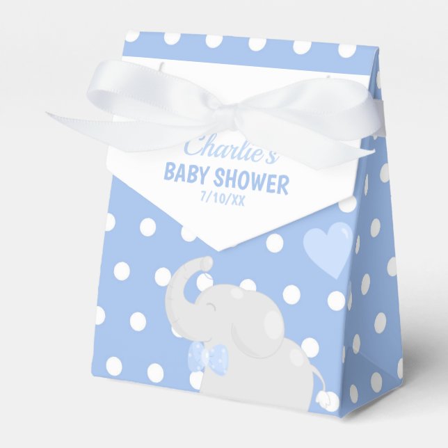 Cute Baby Shower Boy Presentaskar (Framsidan Sidan)