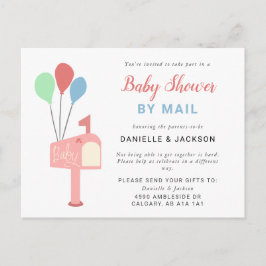 Cute Baby Shower by Mail Ballobox Covid Vykort