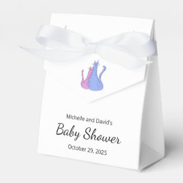 Cute Baby Shower Cat Twillingars Blue Rosa Presentaskar